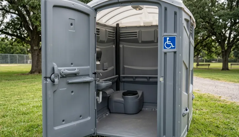 ADA-Compliant Porta Potty construction deployment in Calefornia, CA