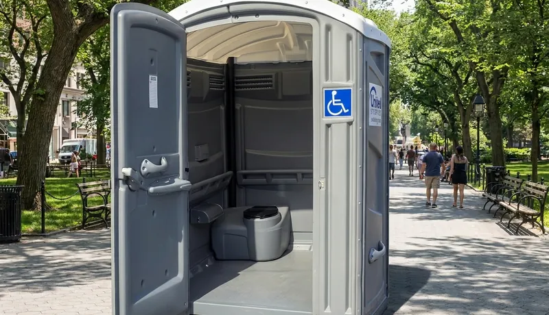 ADA-Compliant Porta Potty in Calefornia