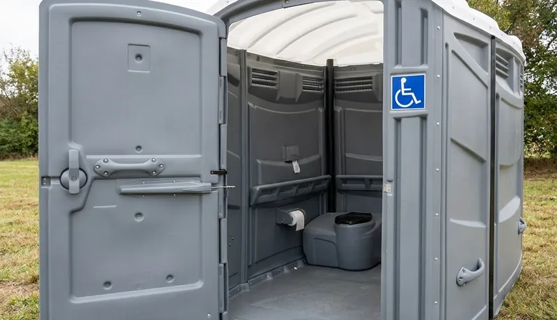 ADA-Compliant Porta Potty event setup in Calefornia, CA