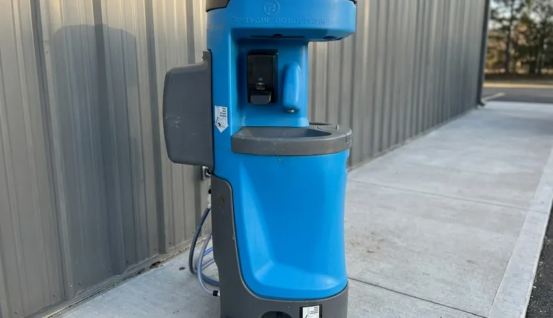 Portable Urinal Station construction deployment in Calefornia, CA