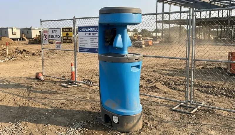 Hand Washing Station construction deployment in Calefornia, CA