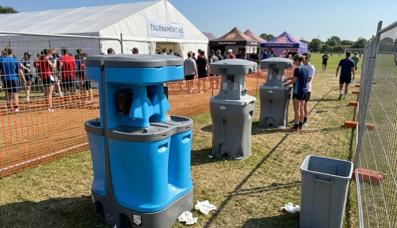 Portable Urinal Station clean interior in Calefornia, CA