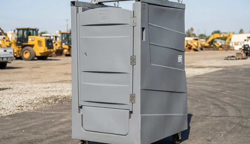High-Rise Porta Potty in Calefornia