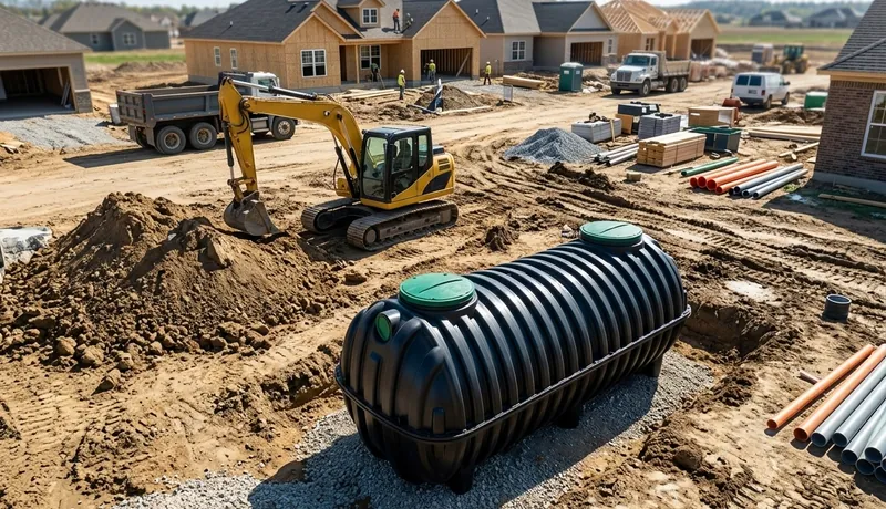 Holding Tank delivery to site in Calefornia, CA