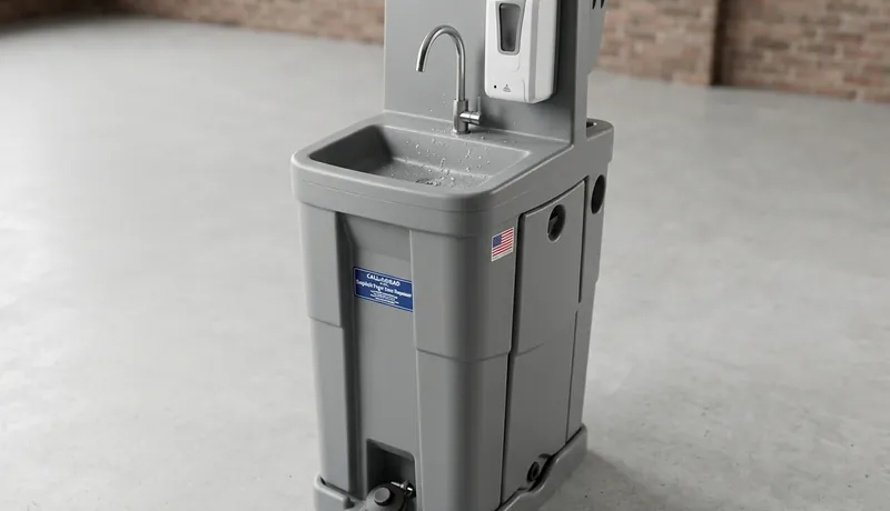 Portable Sink Station event setup in Calefornia, CA