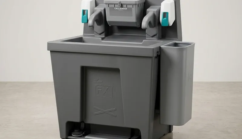 Portable Sink Station construction deployment in Calefornia, CA