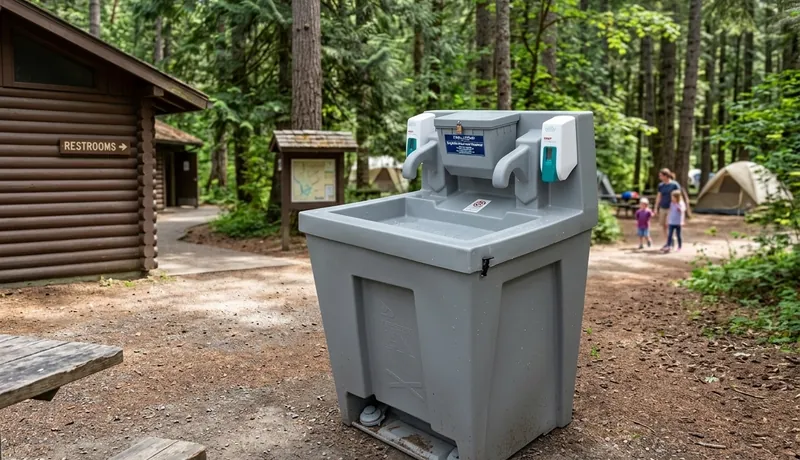 Portable Sink Station delivery to site in Calefornia, CA