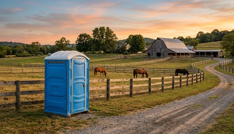 Standard Porta Potty delivery to site in Calefornia, CA