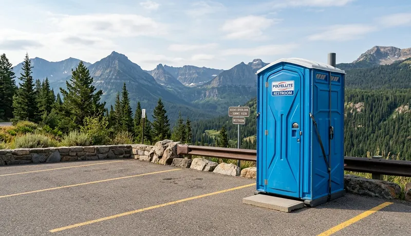 Standard Porta Potty construction deployment in Calefornia, CA