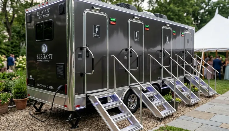Luxury Restroom Cabin construction deployment in Calefornia, CA